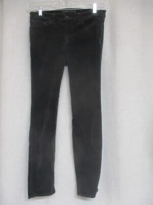 J BRAND Negro Bosque Elástico Pana 5 Bolsillos Vaqueros Pantalones Talla 30 Foto 1 de 4
