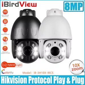 iBirdView 8MP Doble Iluminación Varifocal 10X Zoom PTZ Cámara Protocolo Hikvision - Imagen 1 de 20