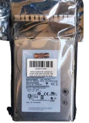 42D0519 42D0520 46M7030 IBM 450GB 15K SAS 3.5" HS HDD for System x3650 x3550 - Image 1 of 4