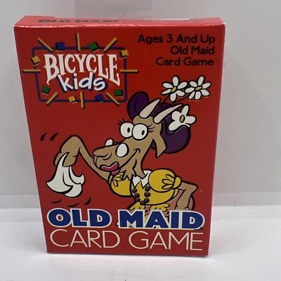 De colección Nuevo 1993 Bicicleta Niños Crazy Critter OLD MAID Juego de Cartas Granny Goat Foto 1 de 4