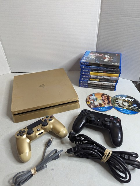 Sony PlayStation 4 Slim 1TB Gaming Console Gold 3002189 