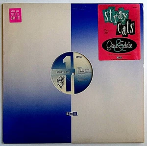 The Stray Cats - Gene & Eddie -12" Vinyl Single 1989 Promo EMI SPRO 04303 Master - Bild 1 von 4