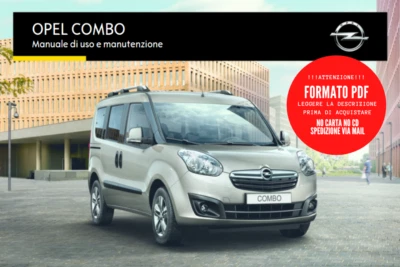 Libretto manuale istruzioni uso e manutenzione in PDF Opel Combo D 2012 > 2018 - Immagine 1 di 4