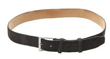 SUITSUPPLY Belt Men's 85 CM Suede Genuine Leather Casual Brown