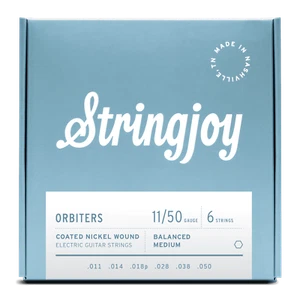 Cuerdas de guitarra eléctrica Stringjoy Orbiters equilibradas medianas recubiertas 11-50 - Imagen 1 de 1