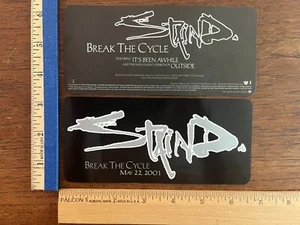 STAIND BREAK THE CYCLE 2001 SELTENER PROMO-AUFKLEBER Plattenladen exklusiv für LP/CD - Bild 1 von 1