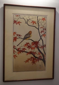 Toshi Yoshida Silografia Rifugio sull'Acero Certificato di autenticità Giappone - Foto 1 di 18