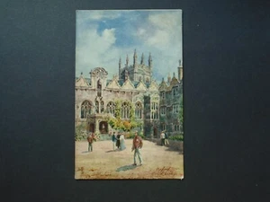 OXFORDSHIRE: A PAINTED VIEW OF ORIEL COLLEGE, OXFORD by HB WIMBUSH - PRINTED - Picture 1 of 2