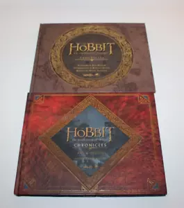 The Hobbit Chronicles Art And Design + The Desolation of Smaug 2 Books HC - Picture 1 of 8