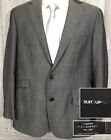 Suitsupply Mens Grey Wool 2-Button Sport Coat Jacket w/ Ticket Pocket 40R (t13)