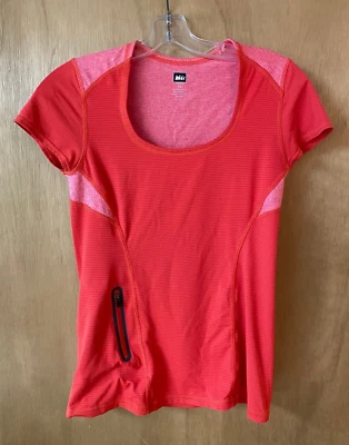 REI коротким рукавом Activewear рубашка женщин красный туризм работает - размер XS - Изображение 1 из 2