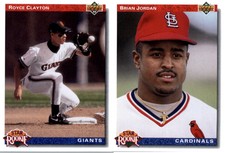 1992 Upper Deck Baseball (1-250) - YOU PICK THE CARD