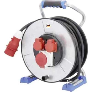 Avvolgicavo 25m Metallo CEE 400V 16A 11kW Schuko IP44 Esterno Schwabe - Foto 1 di 2