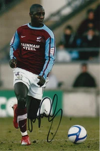 SCUNTHORPE UNITED HAND SIGNED JONATHAN FORTE 6X4 PHOTO 5. - Picture 1 of 1