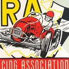 Scarce c1960's Die Cut United Racing Association URA Die Cut Transfer Decal