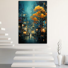 Street Canvas Painting Wall Art Posters Landscape Canvas Print Picture