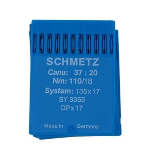 93 Schmetz 135X17 DPX17 SY3355 Industrial Sewing Machine Needles 110/18 37:20 - Picture 1 of 3