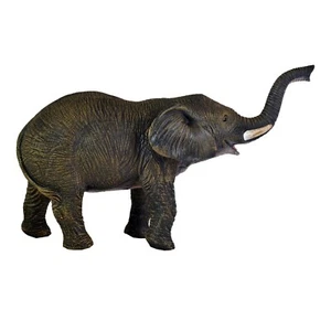 Elephant Soft Stuffed Rubber Educational Play Toy Africa Safari - Bild 1 von 3