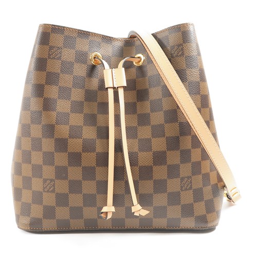 LOUIS VUITTON（LV） Borsa a tracolla Louis Vuitton LV GHW NeoNoe N40198 Damier Ebene marrone rosa