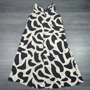 Live Unlimited London Dress Black & White Maxi Sleeveless Long Ladies UK Size 20 - Picture 1 of 9