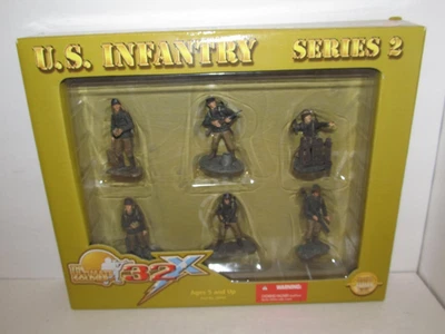Ultimate Soldier 32 X ПЕХОТА США серия 2 WWII набор фигурок масштаб 1:32 США - Изображение 1 из 4