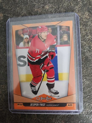 2024-25 O-Pee-Chee Orange Boarder 12/25 Jesper Fast Card# 215 - Image 1 of 2