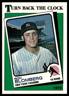 1988 Topps Ron Blomberg New York Yankees #663 - Image 1 of 2
