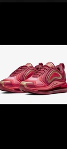 Nike  Unisex 7Y Air Max 720 Red/Gold Running AQ3195-600 - Picture 1 of 5