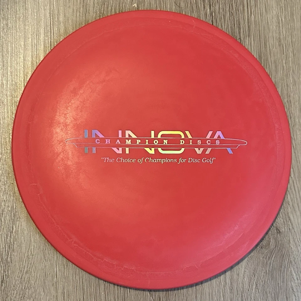 Innova DX Gazelle Red Bar Stamp OOP CAL Tooled Patent # Vintage Disc Golf Driver - Image 1 of 4