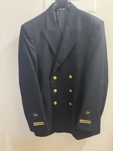 Vintage Patriot US Navy Style Double Breasted Maritime Blazer XL - Picture 1 of 10