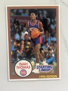 Scheda basket Kenner Starting Lineup Isiah Thomas Detroit Pistons 1990 - Foto 1 di 2