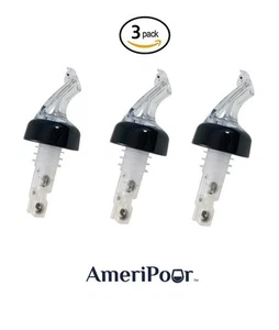 - Messausgießer - Schnapsflaschenausgießer - Kragen - (3 Stück) Hergestellt 100 % in den USA... - Bild 1 von 6