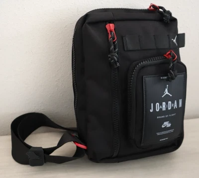 Bolso Bandolera Air Jordan MA0839-023 Unisex O/S Negro Hesi (3L) Foto 1 de 4