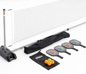 Lifetime Pro Pickleball Set - inkl. Pickleballnetz, 4 Paddel, 3 Ickleballs... - Bild 1 von 9