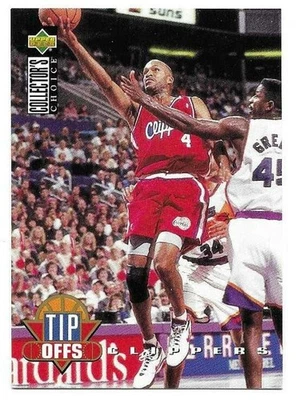 RON HARPER 1994-95 COLLECTOR'S CHOICE TIP OFFS CARD NEAR MINT CONDITION - Image 1 of 2