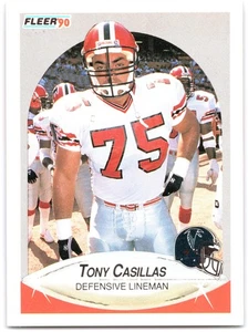 Tony Casillas Fleer Sports #372 Football Atlanta Falcons - Bild 1 von 2