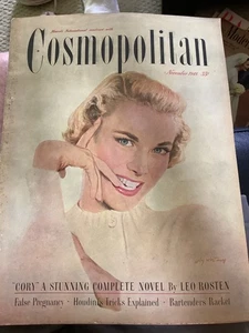 COSMOPOLITAN Magazine Nov 1948 Magic How Houdini Did It / Liquor Labels - Foto 1 di 5