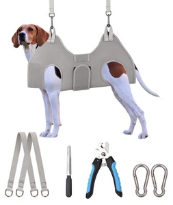 Hammock Harness M Large Dog Hammock for Nail Trim Gray Dog Restraint for Nail Cl - Picture 1 of 6