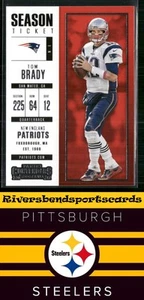 2017 Panini Contenders #95 Tom Brady - Picture 1 of 2