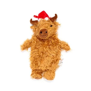 Novelty Highland Cow 1L Hot Water Bottle with Plush Cover - Picture 1 of 6