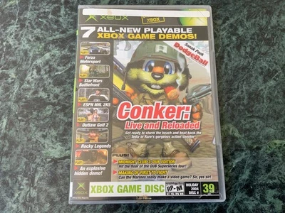 Conker: Live & Reloaded Xbox Magazine Demo Disc CIB Holiday 2004 #39 - Image 1 of 4