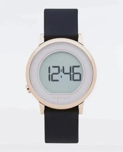 Rip Curl DAYBREAK DIGITAL ROSE GOLD SURF WATCH New - A3144G Black - Picture 1 of 7