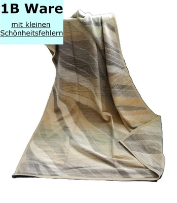 Kuscheldecke 150x200 cm Baumwolle Wohndecke weich Biederlack Abstrakt bunt 1b - Bild 1 von 4