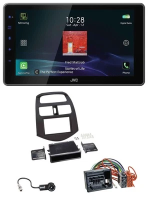 JVC DAB MP3 Bluetooth USB Autoradio für Chevrolet Spark (ab 2013) - Bild 1 von 4