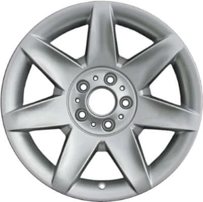 2001-2003 BMW 525I BMW 530I BMW 540I Silver 17x8 OEM Wheel 59409  - Image 1 of 1