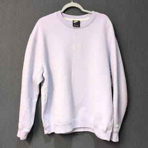 Nike Sweatshirt Mens L Purple Sportswear JDI Heavyweight Fleece CD0414-308 - Picture 1 of 8