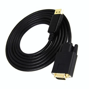 to Vga Cable Monitor Cables Display Port Adapter for Projector - Afbeelding 1 van 12