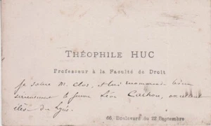 Carte de visite Théophile HUC, maire de Toulouse (Haute-Garonne) - 1882-1884 - Picture 1 of 1
