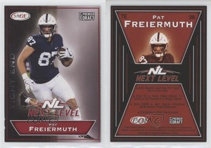 2021 Sage Premier Draft Next Level Red Pat Freiermuth #38 Rookie RC