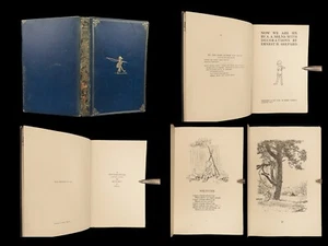 1927 RARE 1st Deluxe ed Winnie the Pooh Milne Now We Are Six Illustrated Poems - Picture 1 of 24